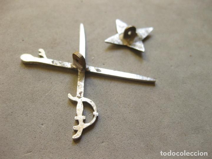 Militaria: EMBLEMA DE GENERAL HECHO A MANO - Foto 3