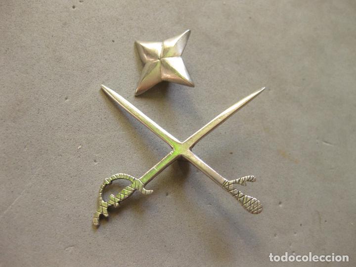 Militaria: EMBLEMA DE GENERAL HECHO A MANO - Foto 1