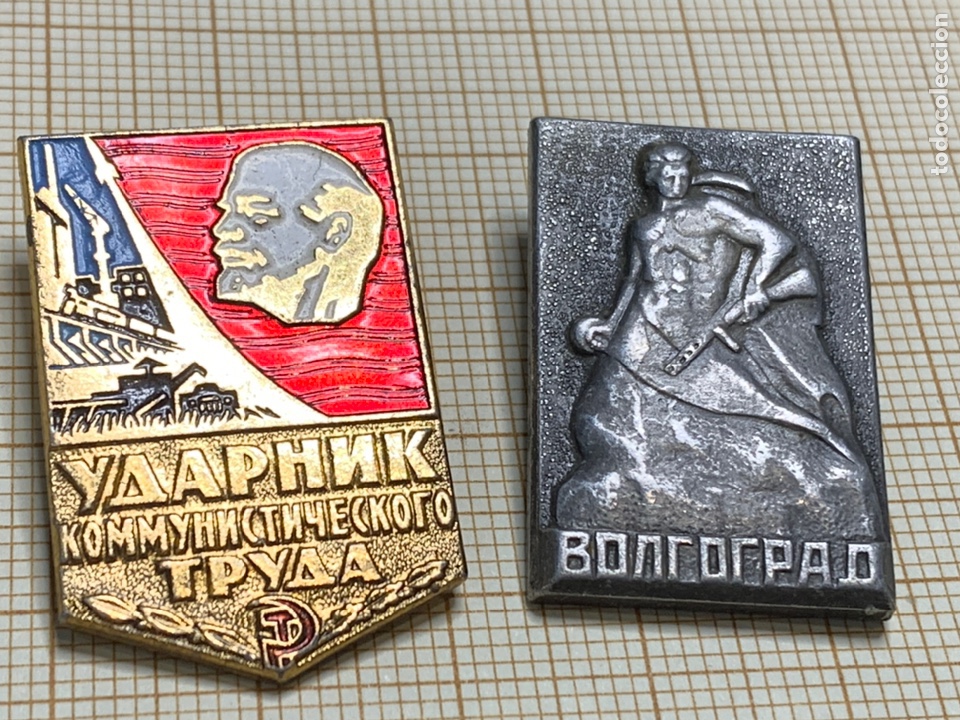 Militaria: 2 PINS Original de &Eacute;poca de Rusia - Foto 1