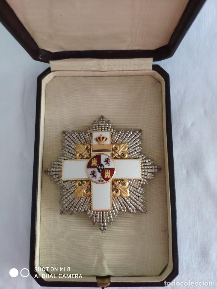 Military Antiques: ESPLENDIDA PLACA DE LA ORDEN DEL MERITO MILITAR CON DISTINTIVO BLANCO