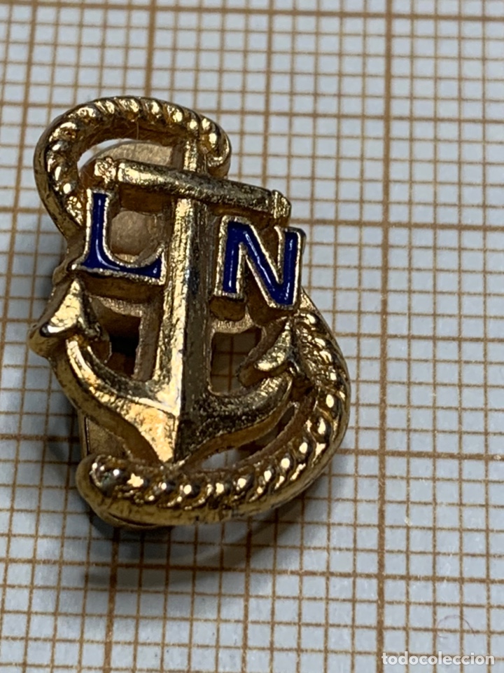 Militaria: Pin de ojal L&iacute;nea Naval - Foto 2