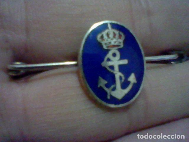 Militaria: ARMADA REAL ESMALTE BROCHE INSIGNIA MILITAR 2 CMS ALTO ANTIGVO