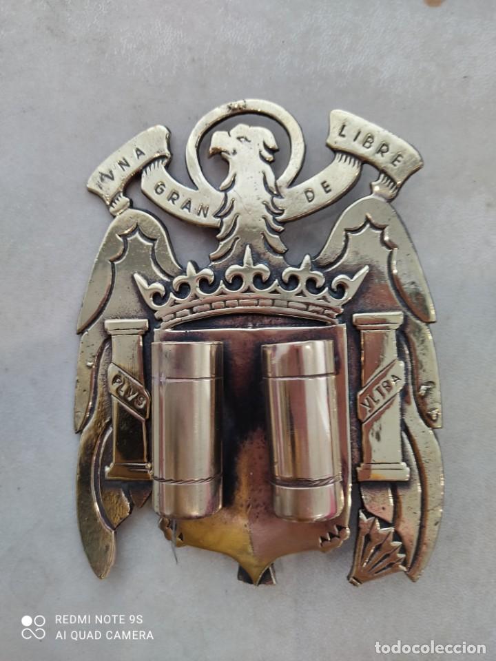 Military Antiques: PORTABAQUETAS DE BRONCE EPOCA DE FRANCO