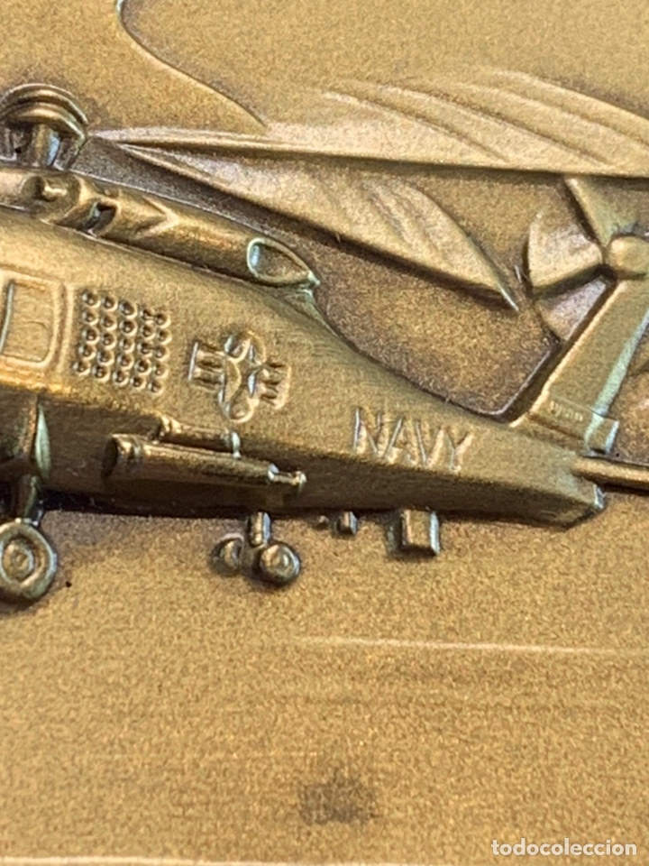 Militaria: Medalla de Mesa Bronce - US Navy - - Foto 3