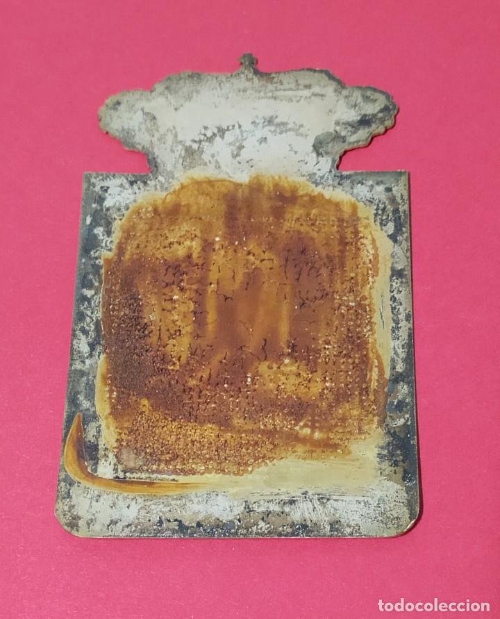 Militaria: PLACA CHAPA ESMALTADA DEL EJERCITO ESPA&Ntilde;OL - Foto 2