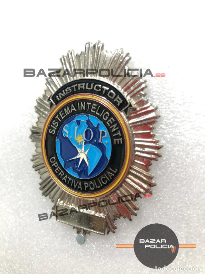 Militaria: Placa met&aacute;lica instructor policial - Foto 2