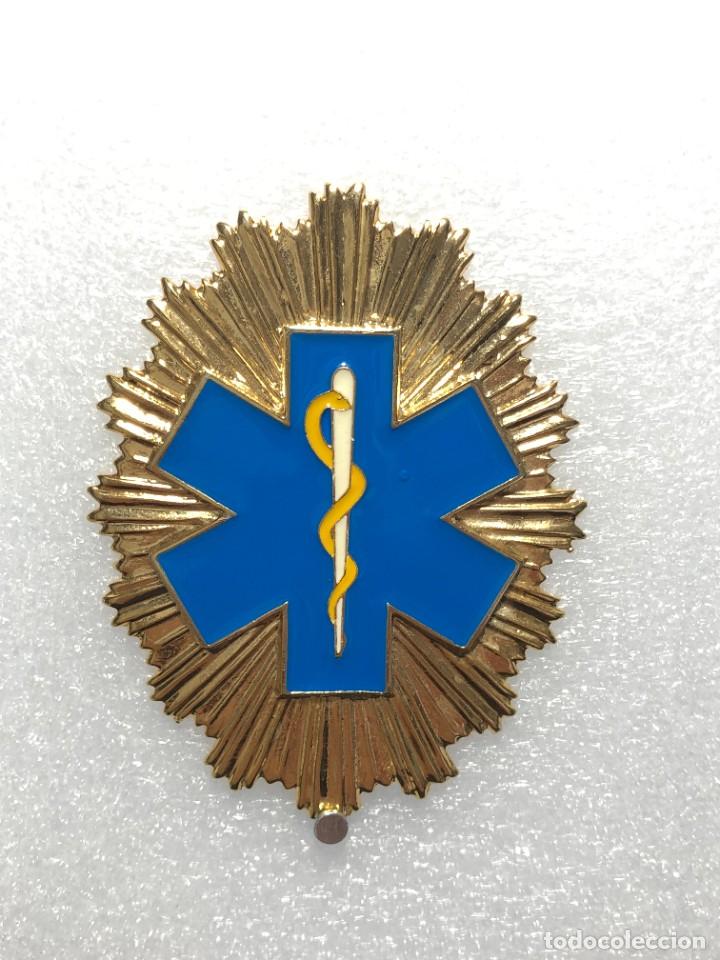 Militaria: Placa met&aacute;lica SAMUR - Foto 1