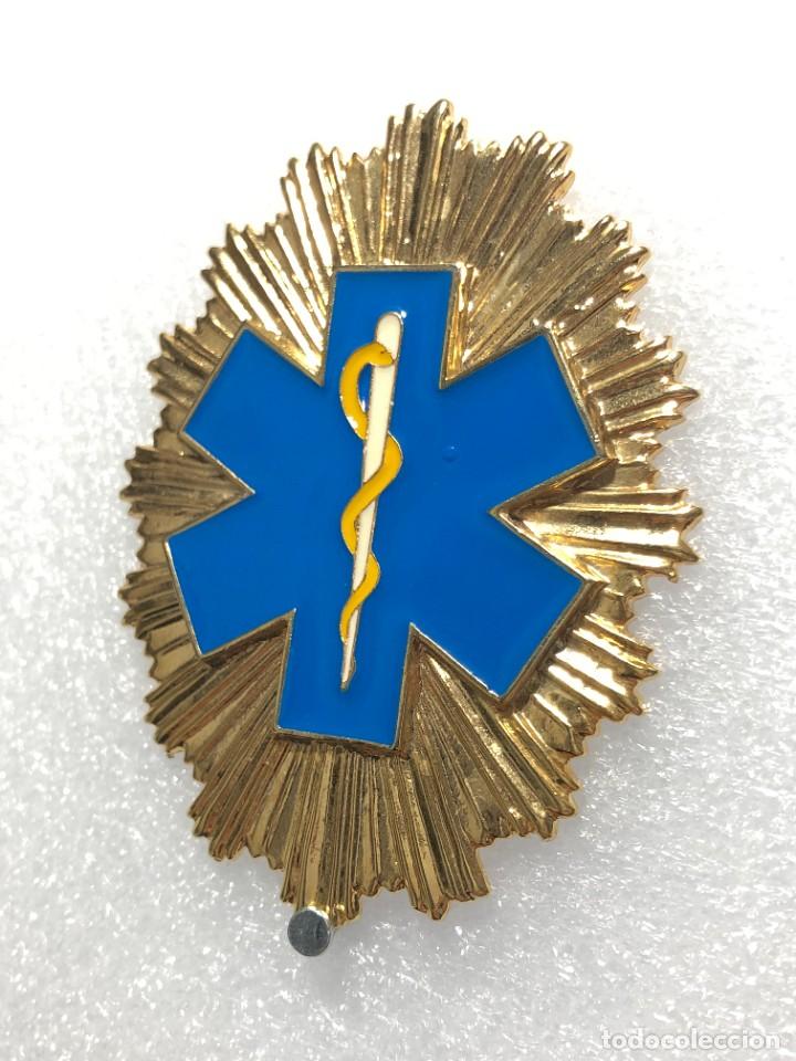 Militaria: Placa met&aacute;lica SAMUR - Foto 2