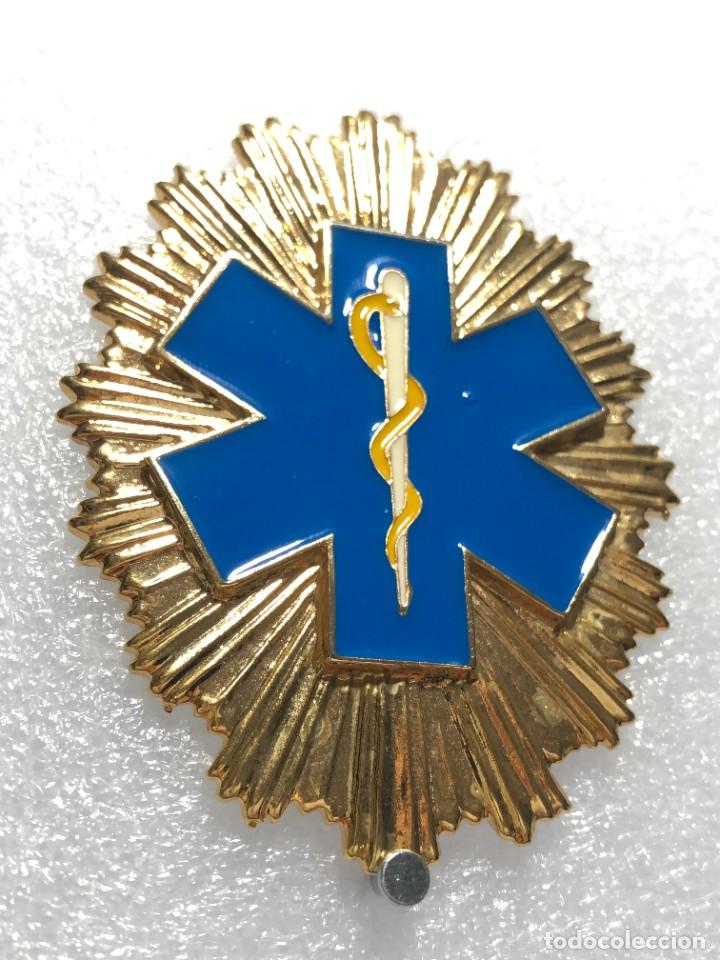 Militaria: Placa met&aacute;lica SAMUR - Foto 3