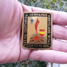 Militaria: PLACA CENTURIA HERNANDO HORTELANO - TU LECCION ES MI HERENCIA. Lote 233706410