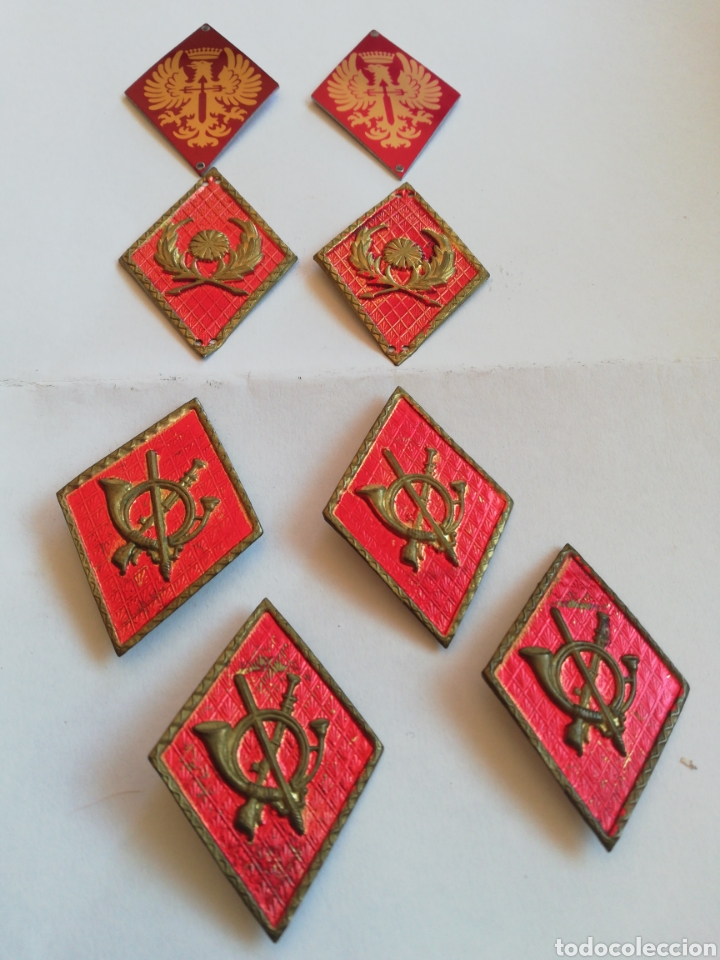 Militaria: Lote 8 rombos, ejercito - Foto 1