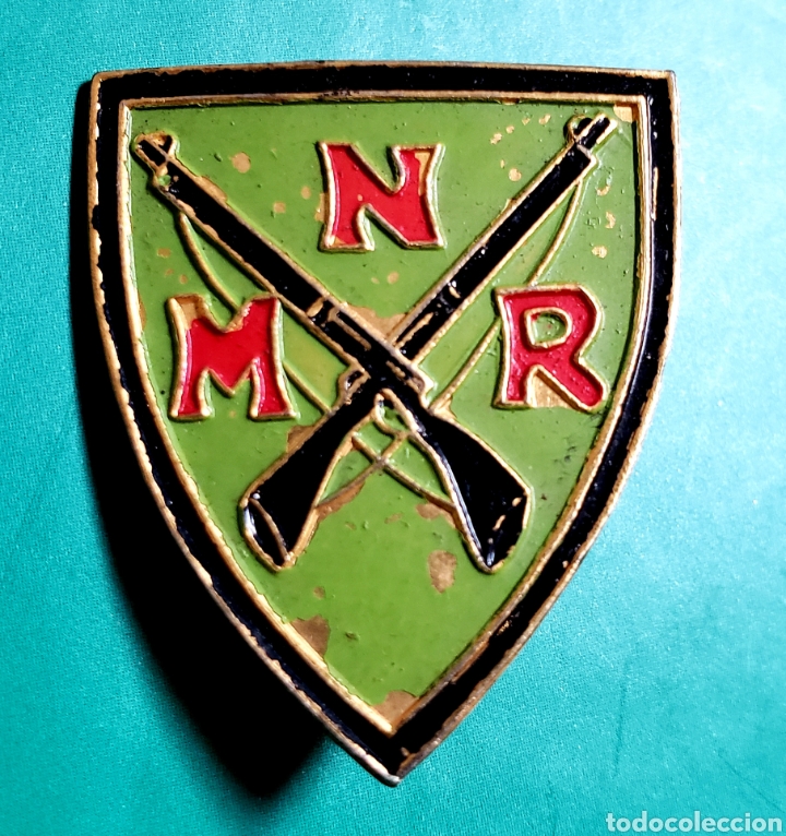 Militaria: Pin militar MNR milicia nacional revolucionaria, cuba
