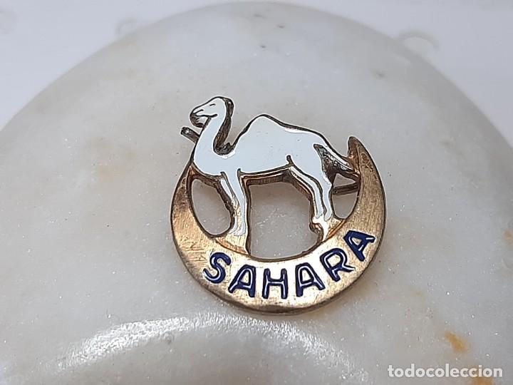 Militaria: ANTIGUO BROCHE INSIGNIA MILITAR LEGION ESPA&Ntilde;OLA - SAHARA ESPA&Ntilde;OL - DISTINTIVO DE PERMANENCIA A&Ntilde;OS 60