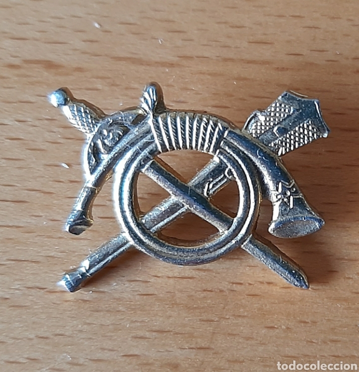 Militaria: Insignia pin para solapa infanteria a&ntilde;os 80
