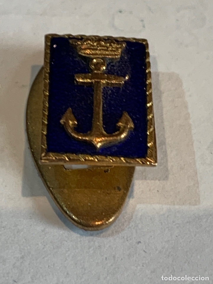 Militaria: Pin de ojal de la Armada esmaltado - Foto 2