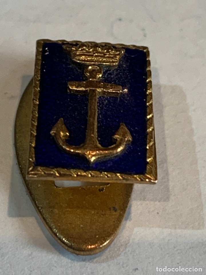 Militaria: Pin de ojal de la Armada esmaltado - Foto 1