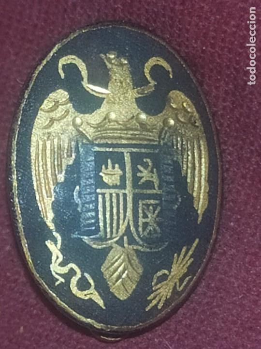 Militaria: ANTIGUO PIN OJAL INSIGNIA &Aacute;GUILA DE SAN JUAN? DAMASQUINADO &Uacute;NICO?
