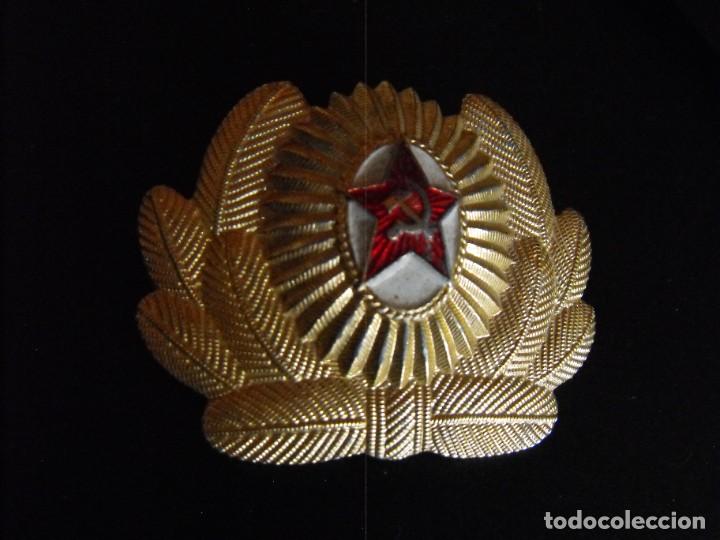 Militaria: Uni&oacute;n Sovi&eacute;tica. Insignia de gorro.militar - Foto 1