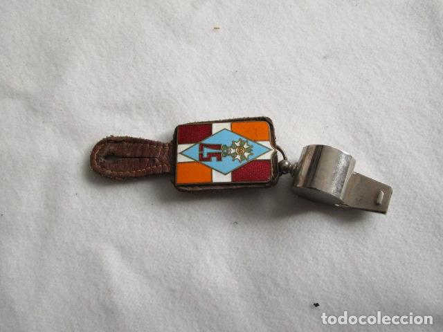 Militaria: EMBLEMA MILITAR FRANCES CON SILBATO - Foto 1