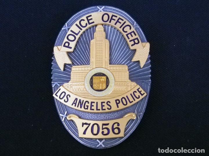 Placa Policía California Estados Unidos