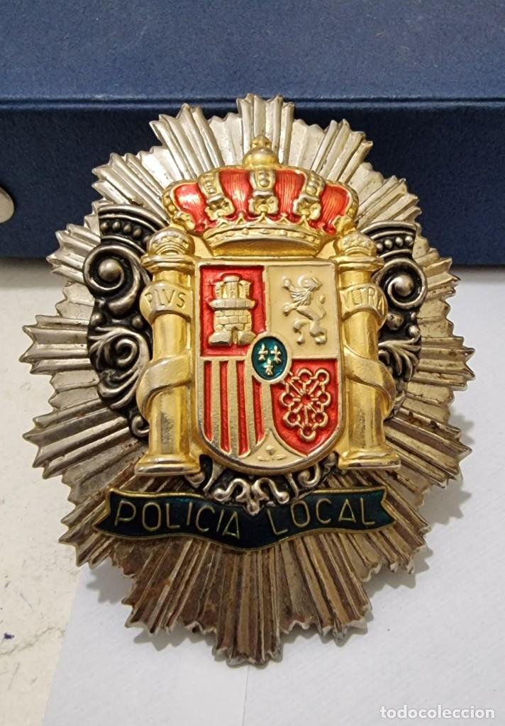 pin de placa de policía grande escudo policía n - Compra venta en  todocoleccion