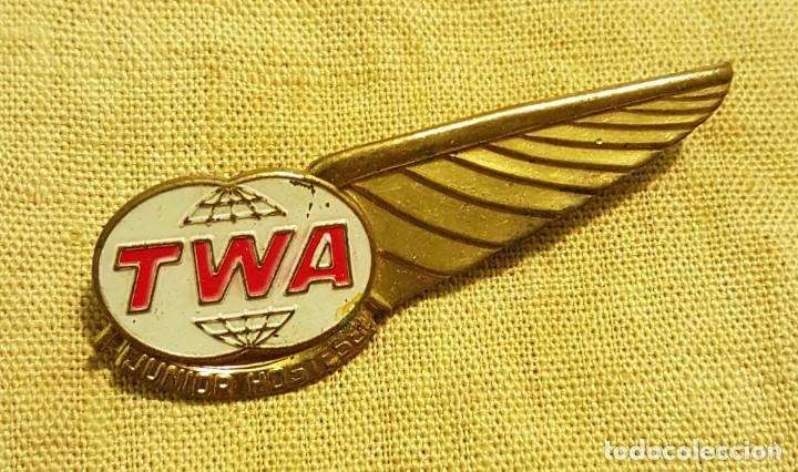 Militaria: Emblema aviaci&oacute;n TWA - Foto 1