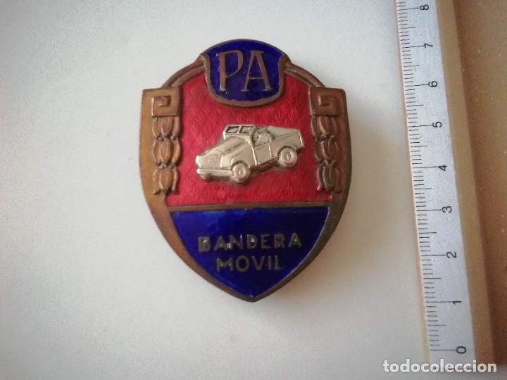Militaria: PLACA POLICIA ARMADA BANDERA MOVIL