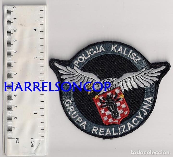 Military Antiques: PARCHE EMBLEMA ESCUDO POLICÍA SWAT GRUPA REALIZACYJNA - POLICIJA KALISZ POLICE
