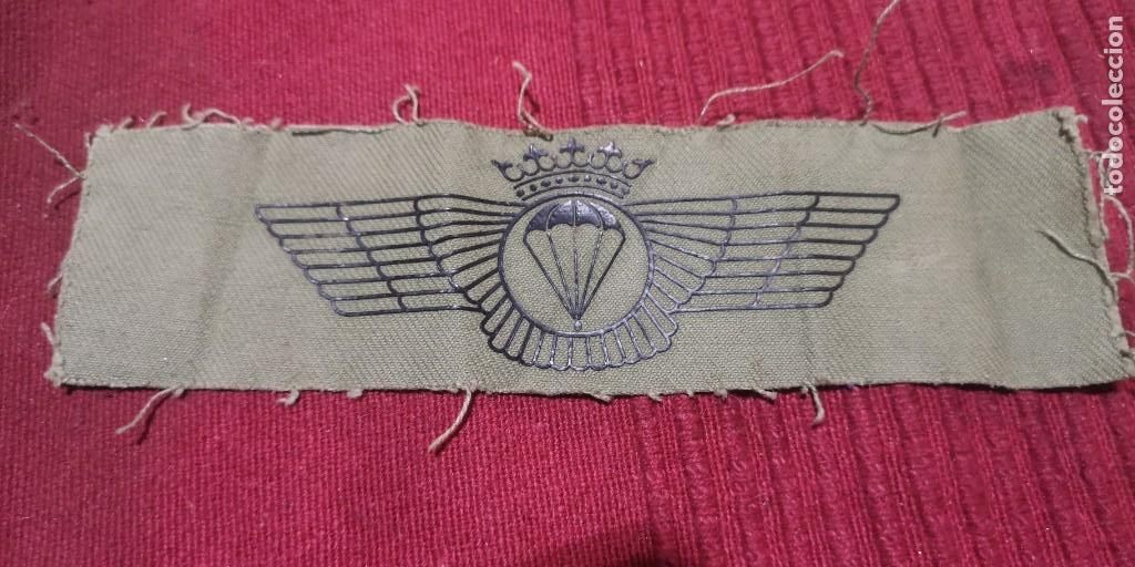 Militaria: Parche de pecho rokiski Brigada Paracaidista primera &eacute;poca cuatro cuerdas
