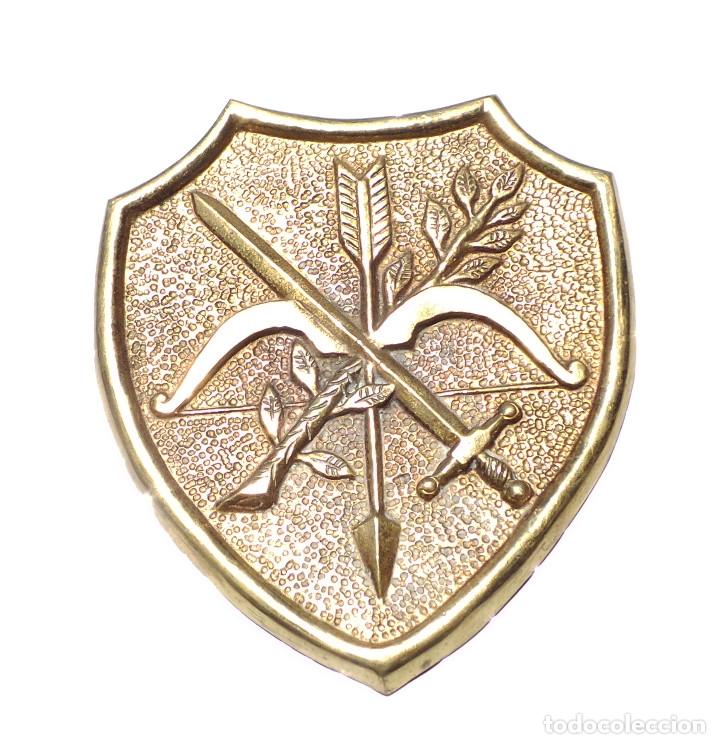 Militaria: ESCUDO DE BRONCE. 17,5X15,5. - Foto 7