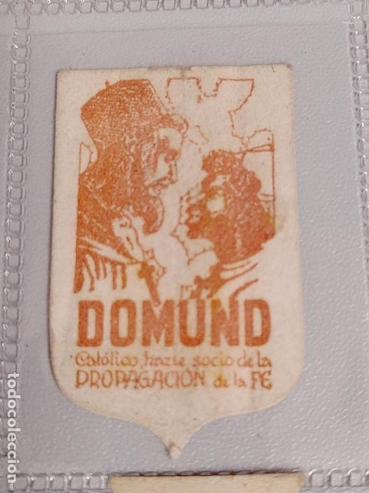 Militaria: EMBLEMA AUXILIO SOCIAL DOMUND CATOLICO HAZTE SOCIO DE LA PROPAGACION DE LA FE