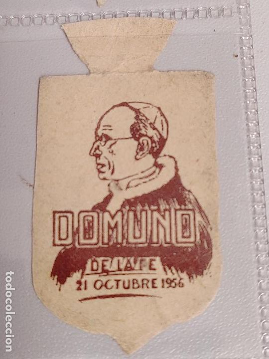 Militaria: EMBLEMA AUXILIO SOCIAL DOMUND DE LA FE 21 OCTUBRE 1956