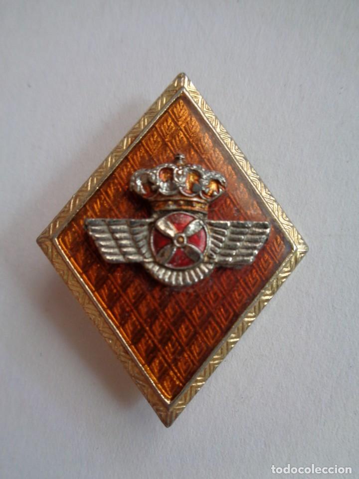 Militaria: AVIACION : ROMBO DE CUELLO DE PILOTO DEL EJERCITO DEL AIRE