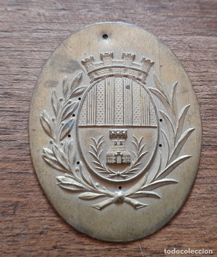 Militaria: Antiguo emblema escudo de Sos &eacute;poca republica - Foto 1