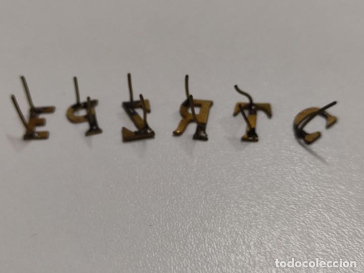 Militaria: LETRAS 1 CM - Foto 3