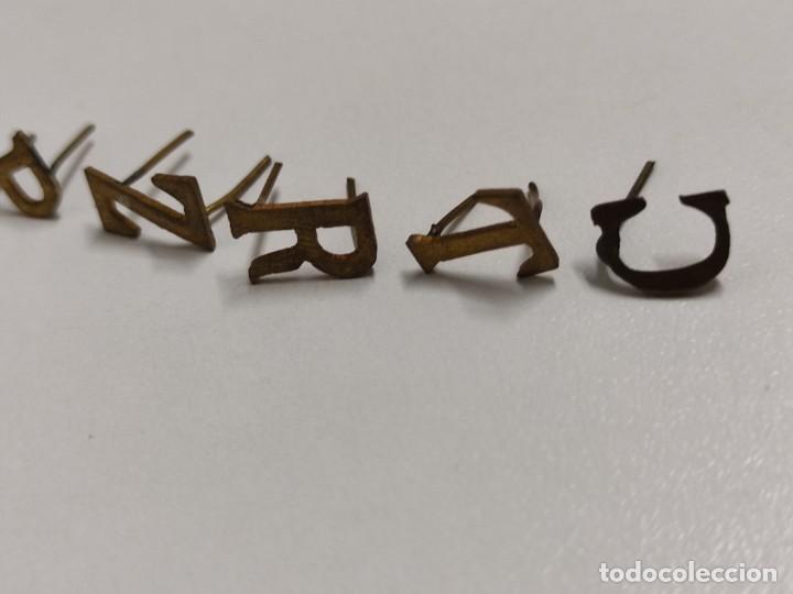 Militaria: LETRAS 1 CM - Foto 4