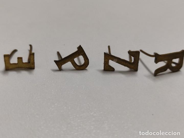 Militaria: LETRAS 1 CM - Foto 5