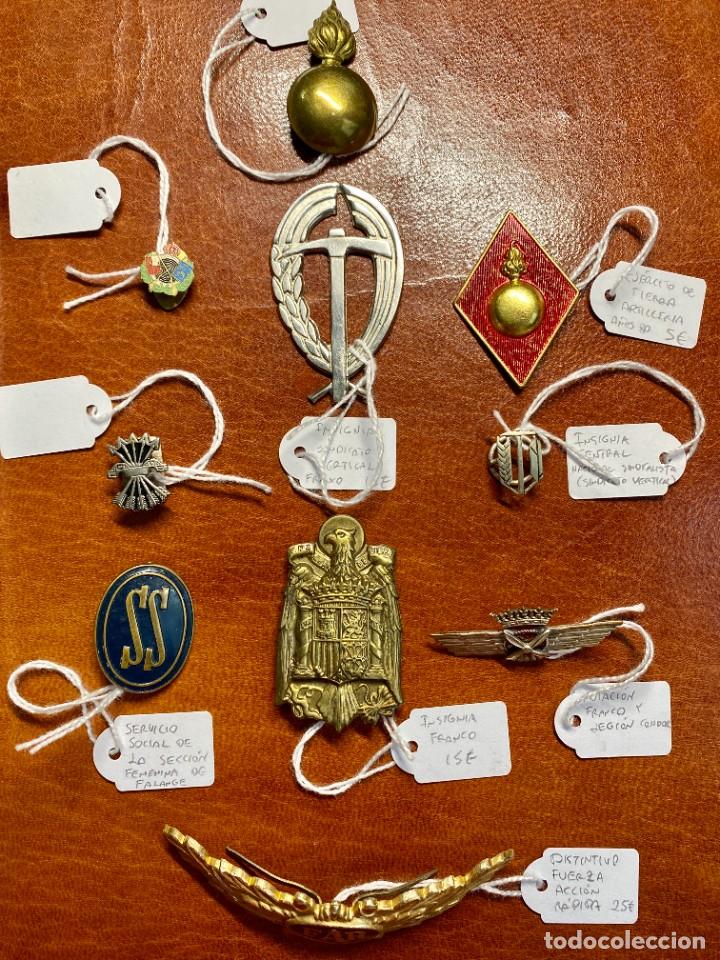 Militaria: Conjunto de insignias militares
