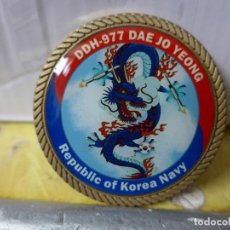 Militaria: EMBLEMA INSIGNIA REPUBLIC OF KOREA NAVY - DDH-977 ROKS DAE JO YEONG