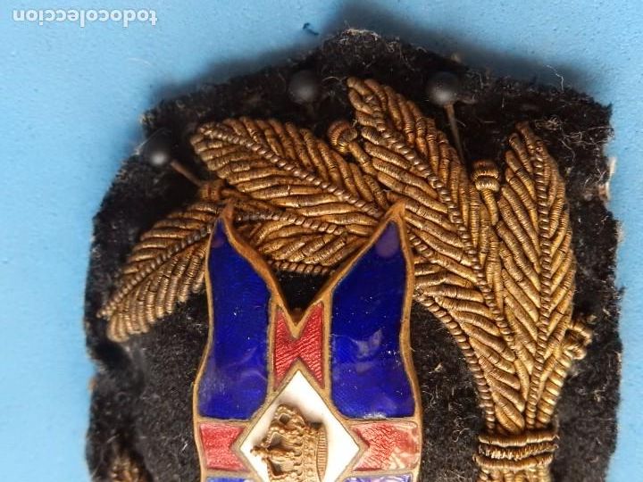 Militaria: Galleta para gorra. Compa&ntilde;&iacute;a naviera. A catalogar. - Foto 4