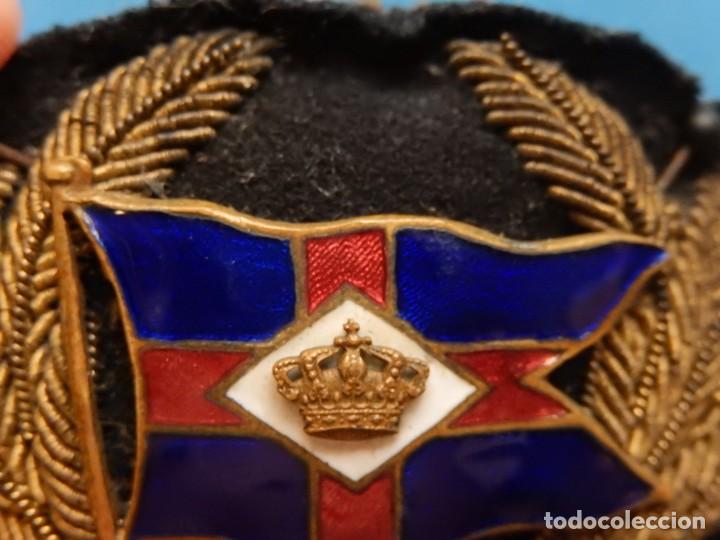 Militaria: Galleta para gorra. Compa&ntilde;&iacute;a naviera. A catalogar. - Foto 5
