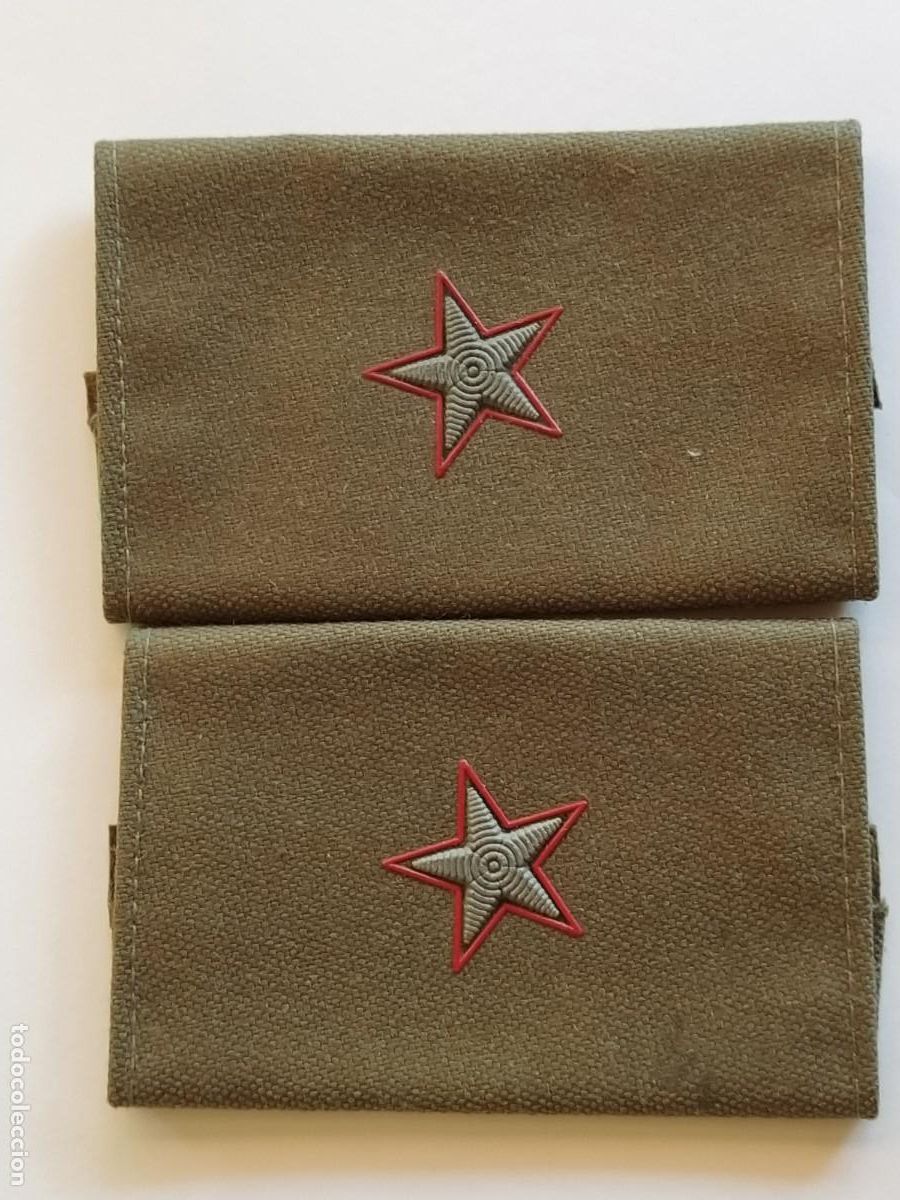 Militaria: DIVISAS SUBTENIENTE MANGUITOS HOMBRERAS LONA Especialistas EJERCITO DE TIERRA