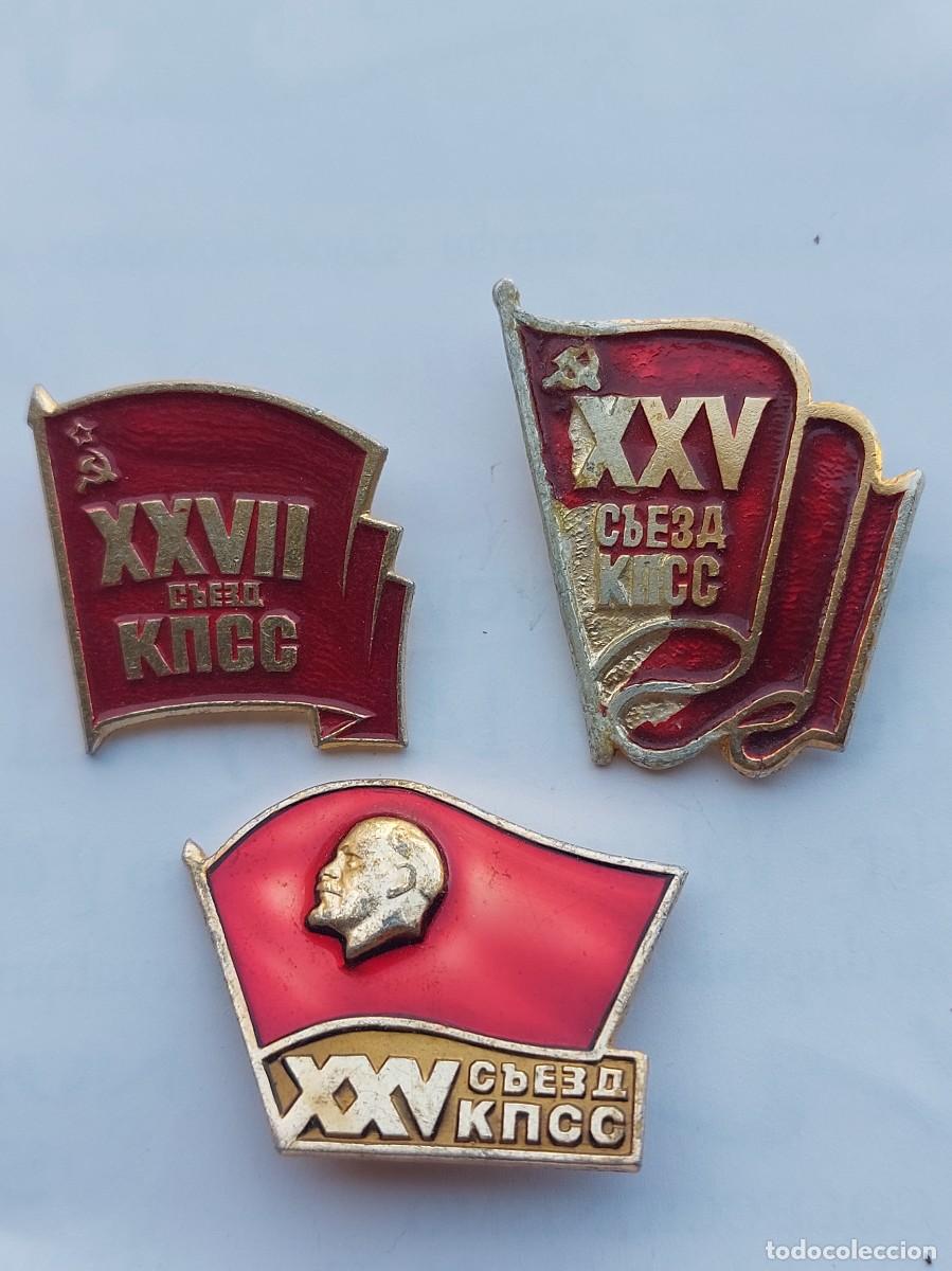 Militaria: INSIGNIAS DELEGADO CONGRESOS PCUS-URSS - Foto 1