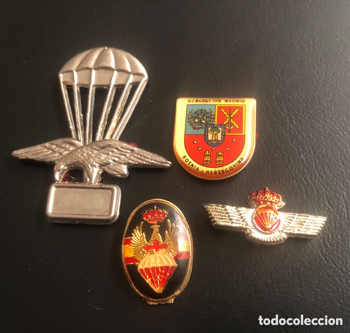 Militaria: LOTE DE PINS BR&Iacute;GIDA PARACAIDISTA BRIPAC