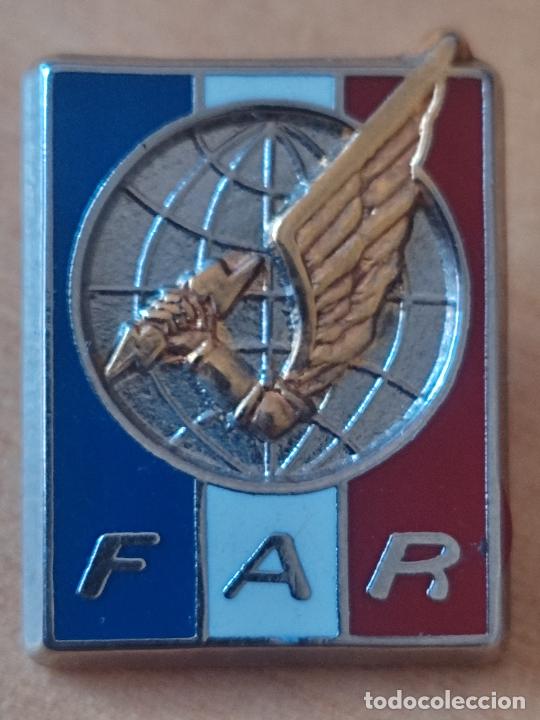 Militaria: FUERZAS ACCION RAPIDA FRANCIA F.A.R. INSIGNIA PIN PINCHO NUMERADO DORSO G3158 2,2 CMS ALTO