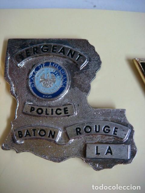 Militaria: PLACA SERGEANT POLICE BATON ROUGE LA - Foto 1