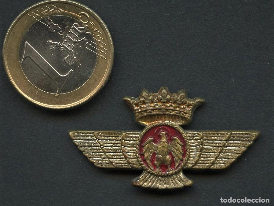 Militaria: ESPA&Ntilde;A, INSIGNIA MILITAR, EMBLEMA MET&Aacute;LICO, AVIACI&Oacute;N, &Eacute;POCA FRANCO