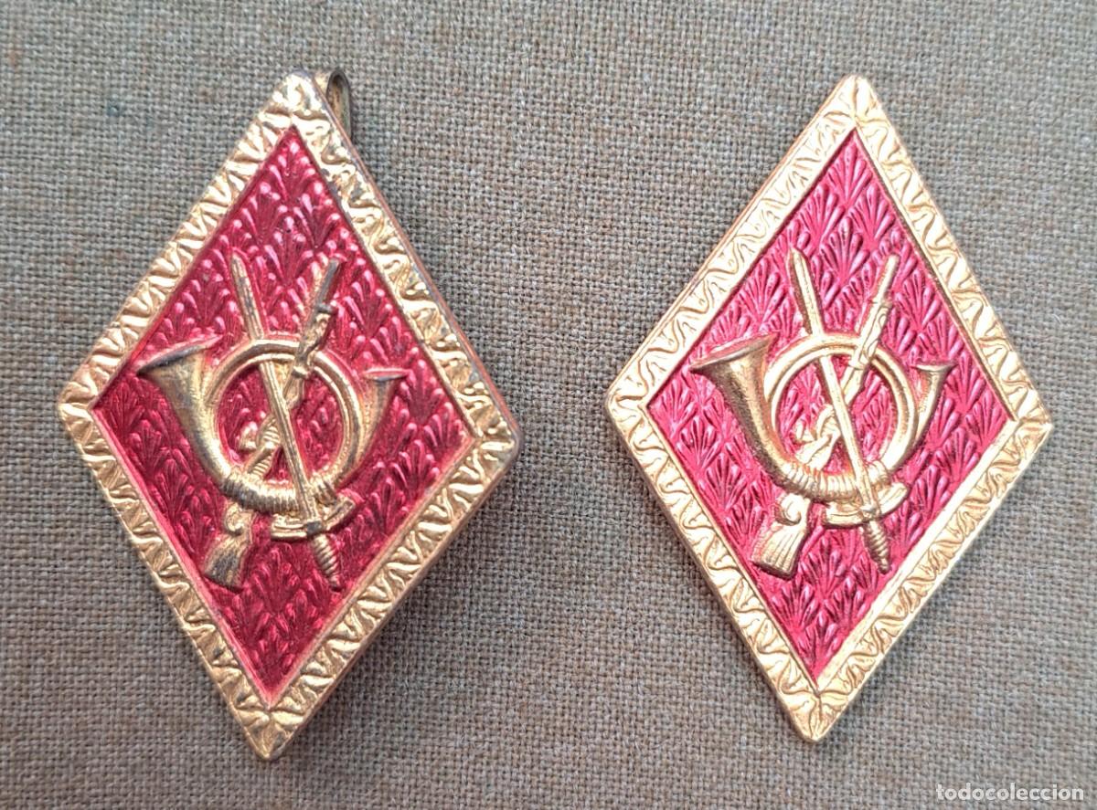 Militaria: 2 Rombos de infanter&iacute;a, ejercito Espa&ntilde;ol - Foto 1