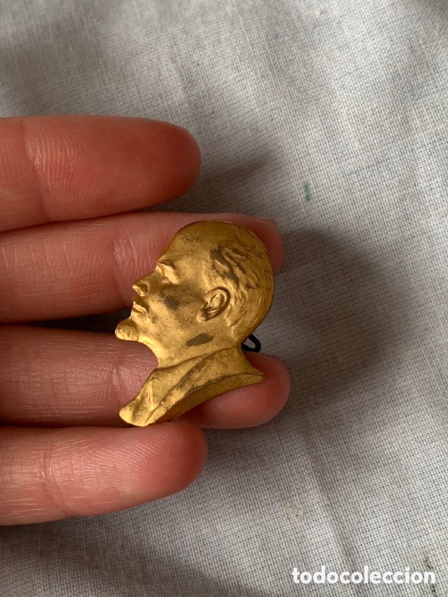 Militaria: ANTIGUO EMBLEMA DE LENIN - Foto 3