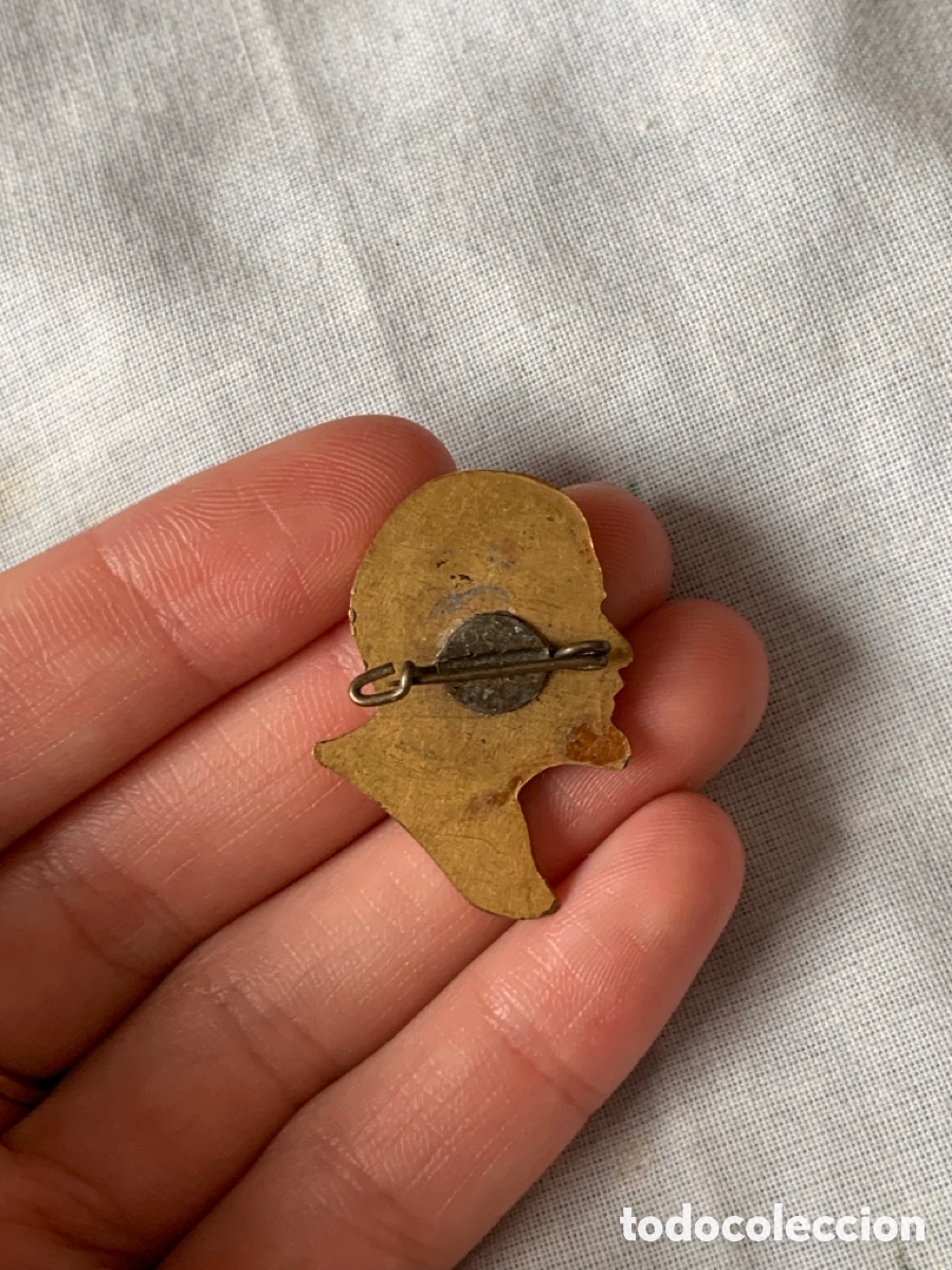Militaria: ANTIGUO EMBLEMA DE LENIN - Foto 4
